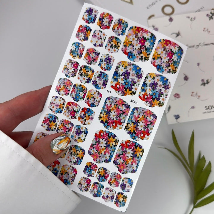 WRAPS SMALTO ADESIVO SOVA DECOR FLOWERS