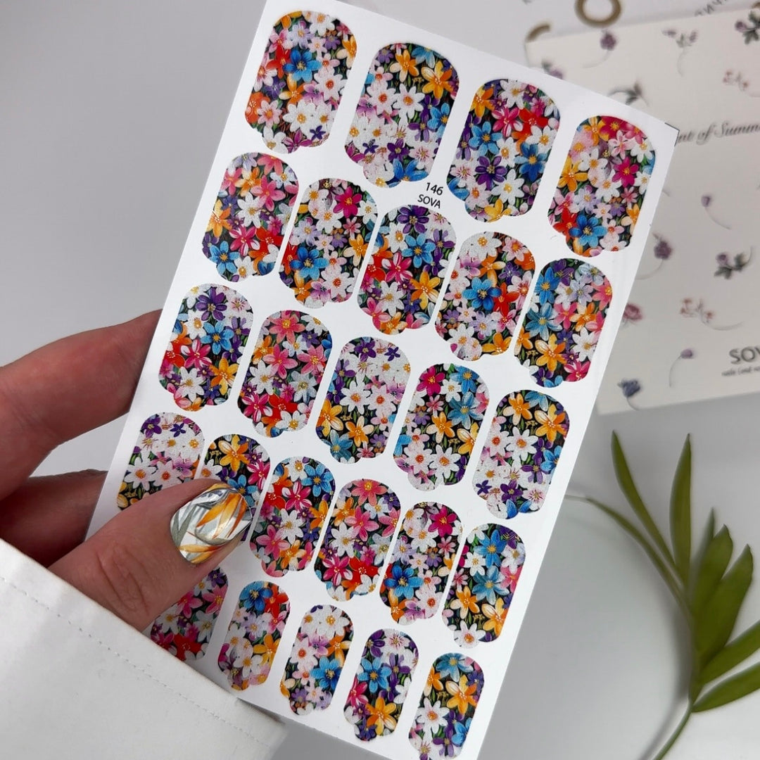 WRAPS SMALTO ADESIVO SOVA DECOR FLOWERS