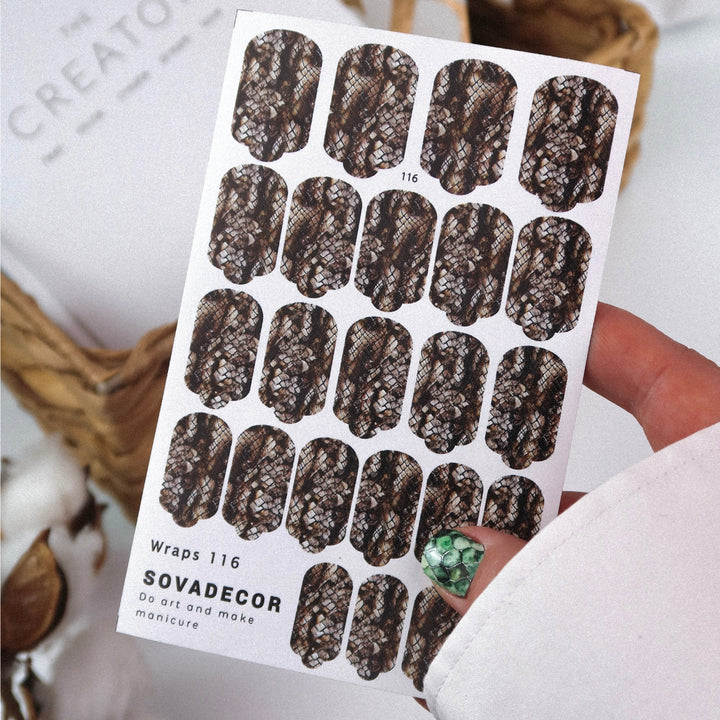 WRAPS SMALTO ADESIVO SOVA DECOR ANIMALIER