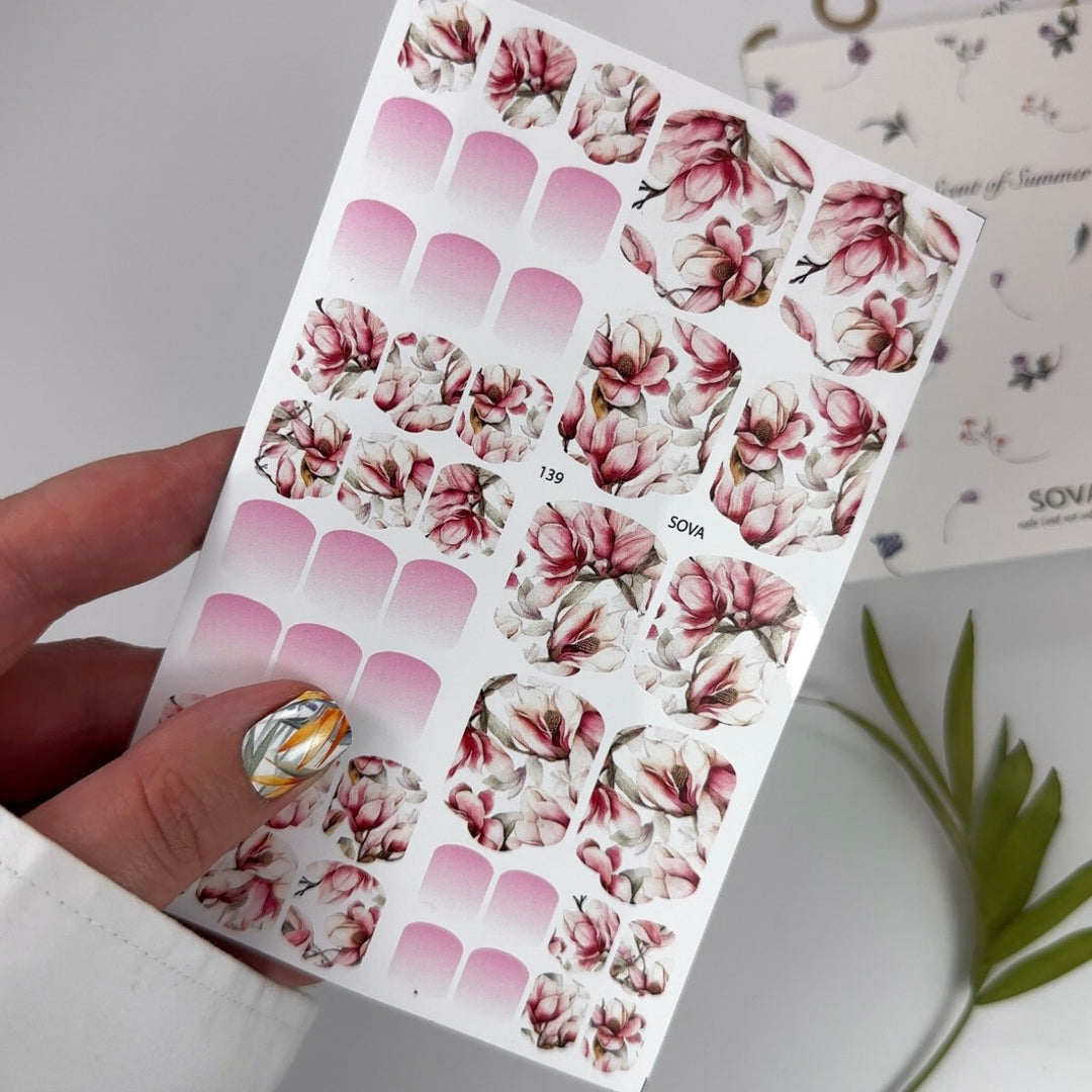 WRAPS SMALTO ADESIVO SOVA DECOR FLOWERS