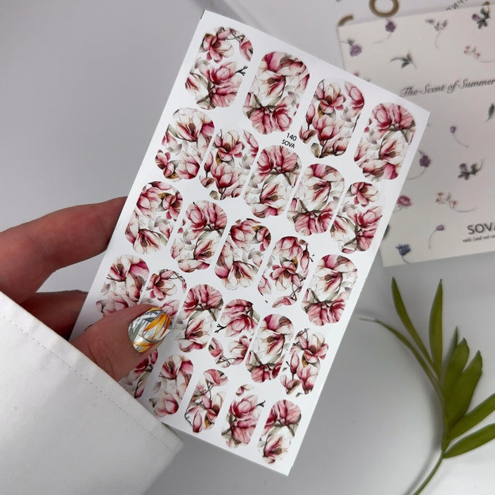 WRAPS SMALTO ADESIVO SOVA DECOR FLOWERS