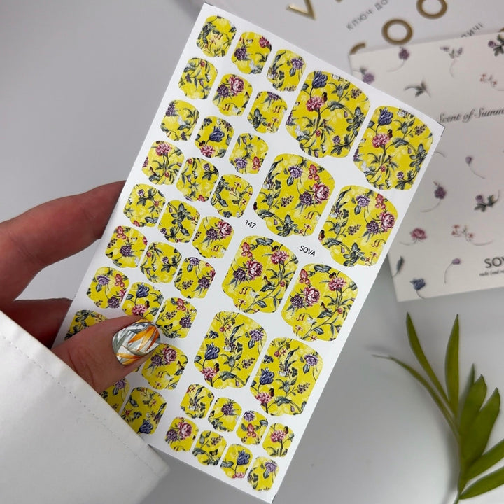 WRAPS SMALTO ADESIVO SOVA DECOR FLOWERS