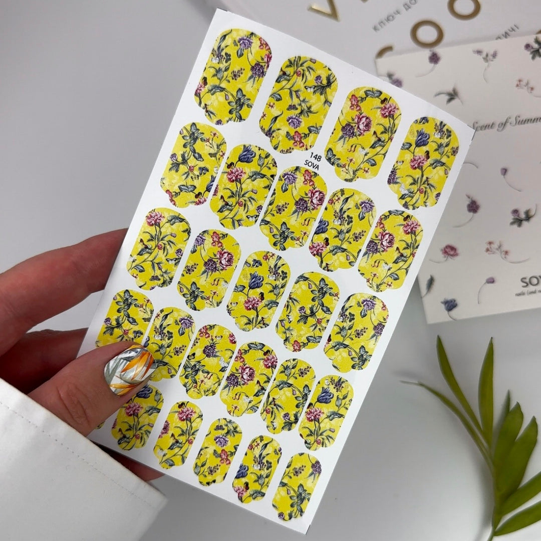 WRAPS SMALTO ADESIVO SOVA DECOR FLOWERS