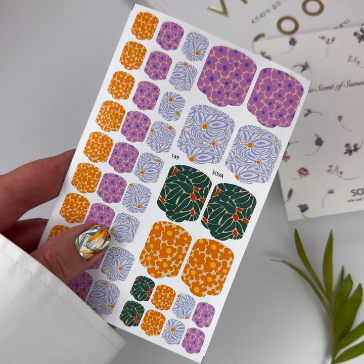 WRAPS SMALTO ADESIVO SOVA DECOR FLOWERS