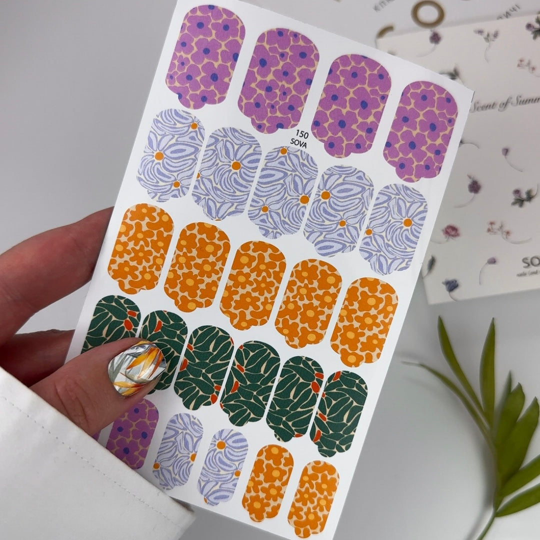 WRAPS SMALTO ADESIVO SOVA DECOR FLOWERS