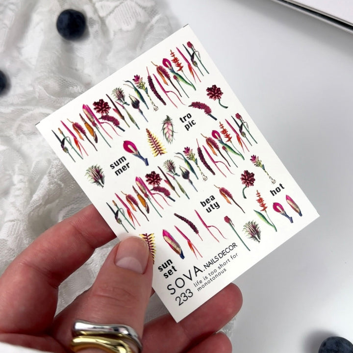 SOVA WATER STICKER N°233