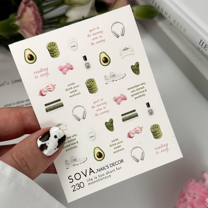 SOVA WATER STICKER N°230