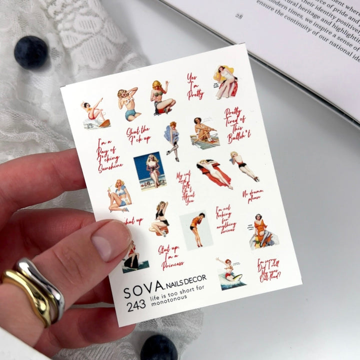 SOVA WATER STICKER N°243