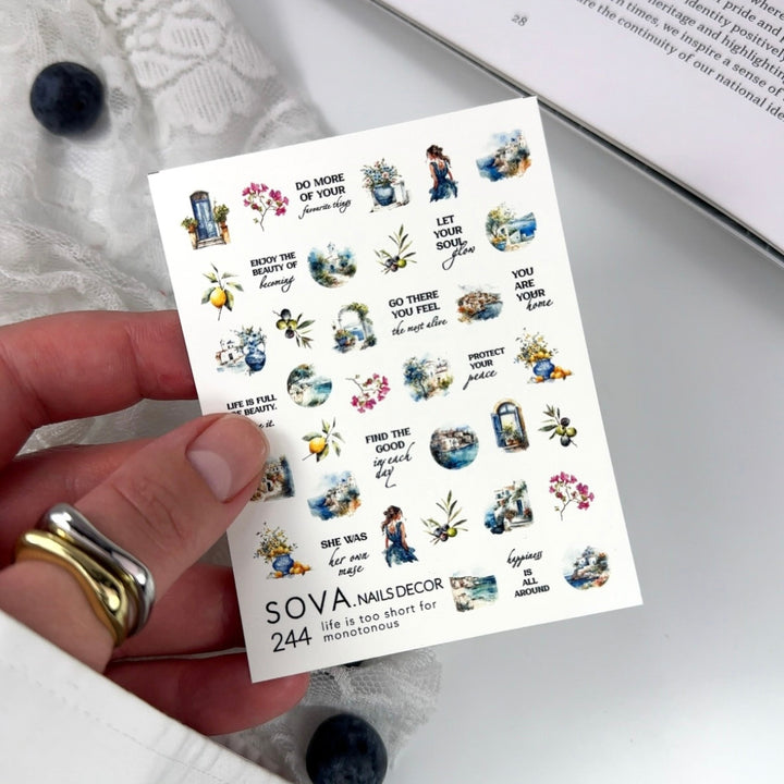 SOVA WATER STICKER N°244