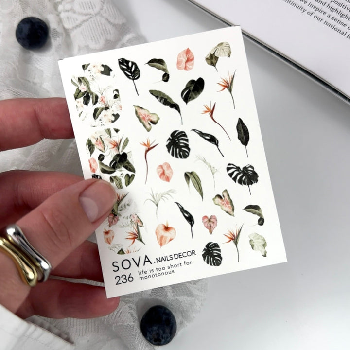 SOVA WATER STICKER N°236