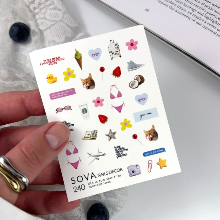 SOVA WATER STICKER N°240