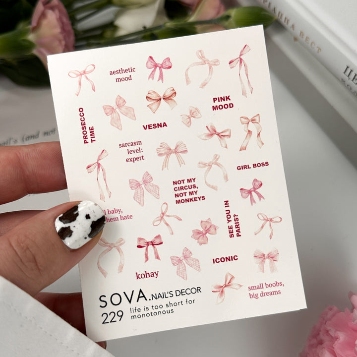 SOVA WATER STICKER N°229