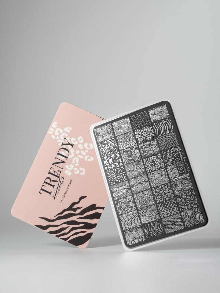 PIASTRA STAMPING N°1 ANIMALIER