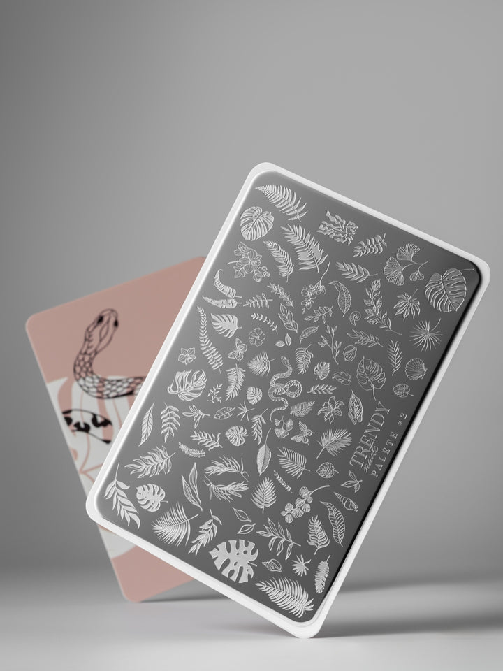 PIASTRA STAMPING N°2 TROPICAL VIBES
