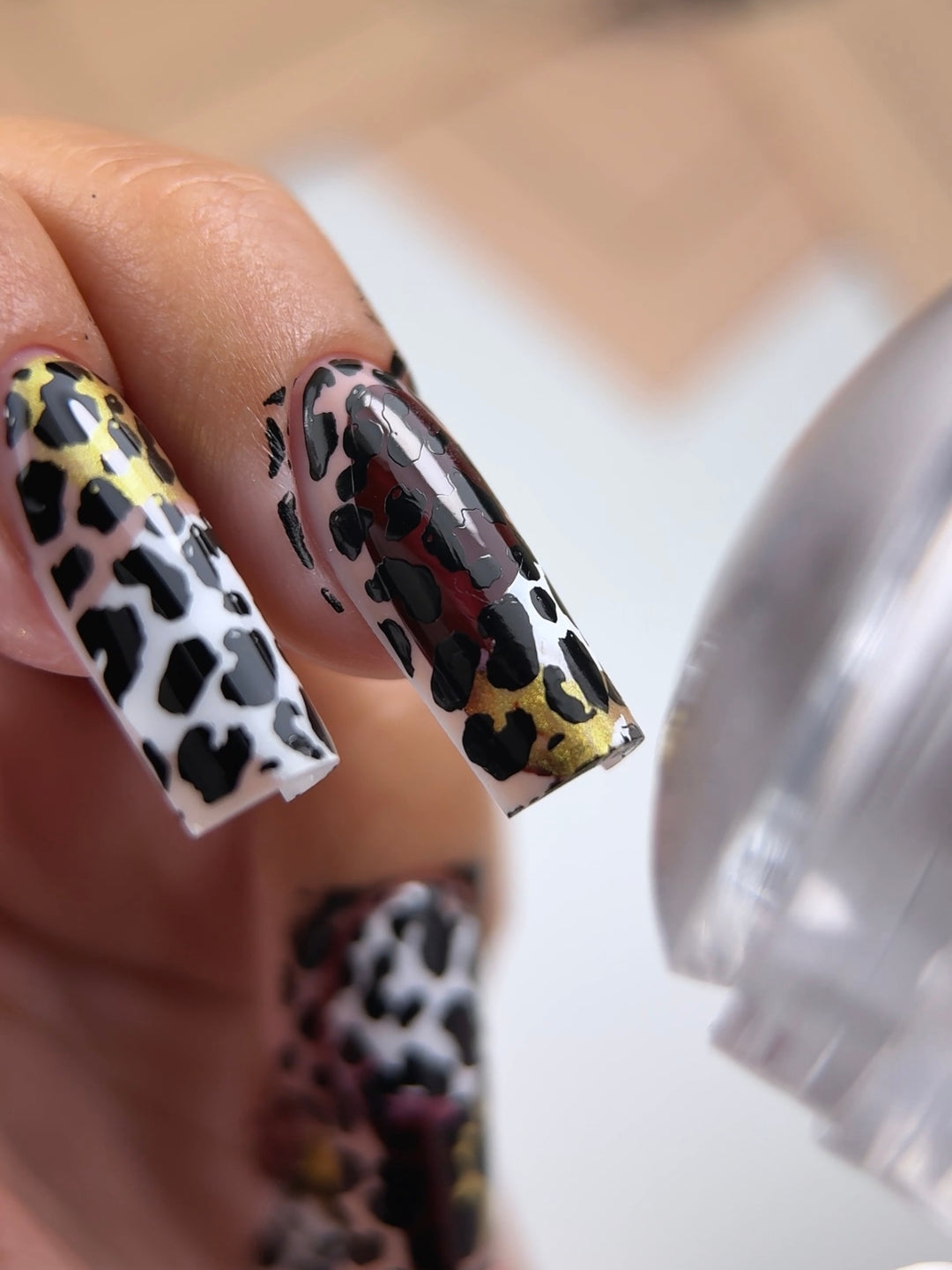 PIASTRA STAMPING N°1 ANIMALIER