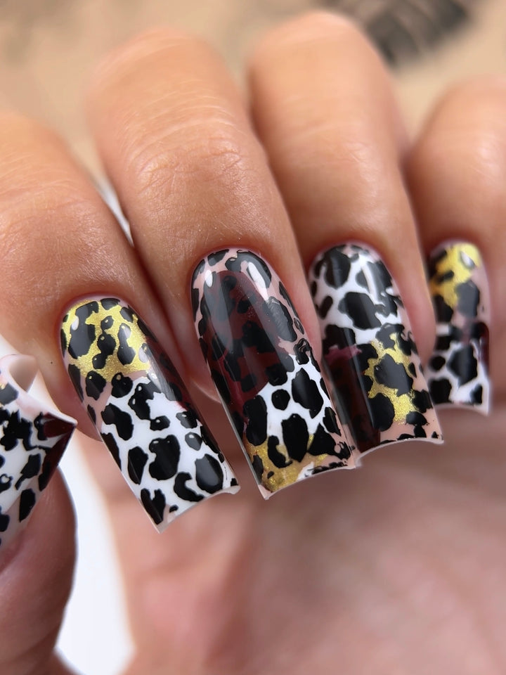 PIASTRA STAMPING N°1 ANIMALIER