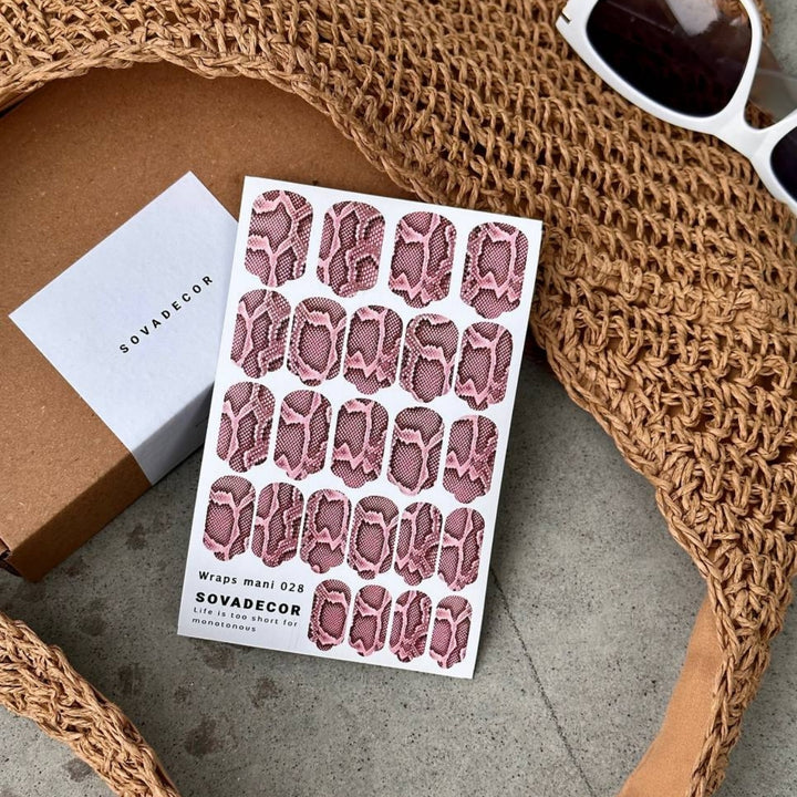 NAIL WRAPS SMALTO ADESIVO SOVA DECOR N°028