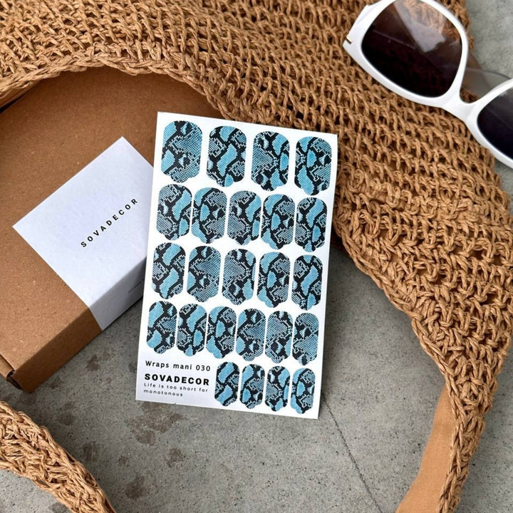 NAIL WRAPS SMALTO ADESIVO SOVA DECOR N°030