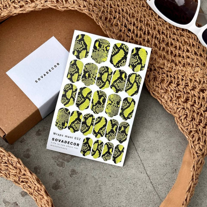 NAIL WRAPS SMALTO ADESIVO SOVA DECOR N°032