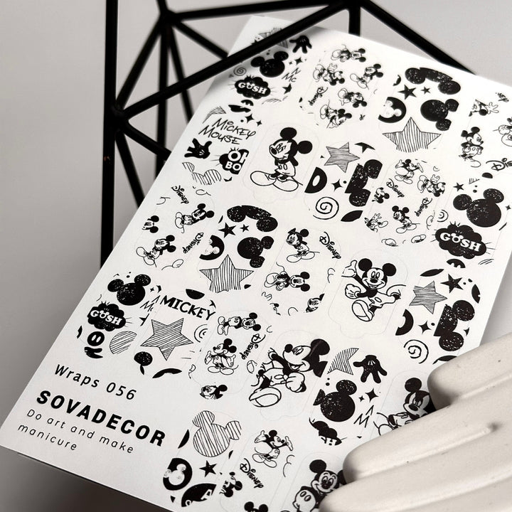 NAIL WRAPS SMALTO ADESIVO SOVA DECOR N°056