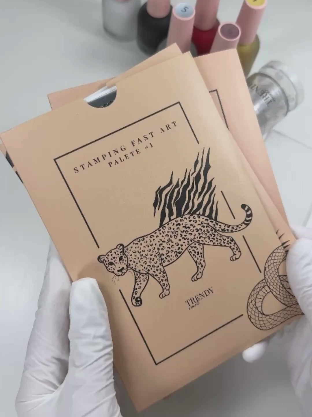 PIASTRA STAMPING N°1 ANIMALIER