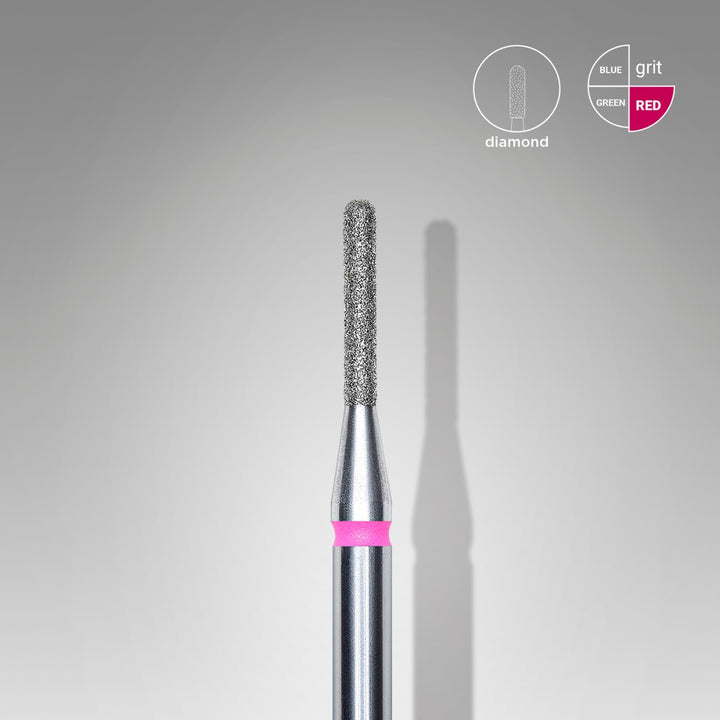PUNTA DIAMANTE CILINDRO TONDO ROSSO DIAMETRO 1,4MM STALEKS FA30R014/8