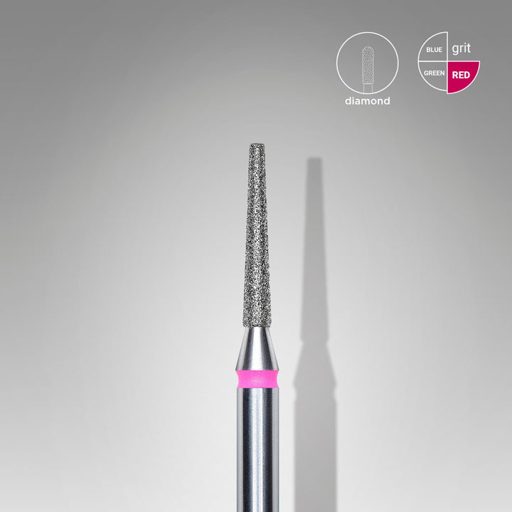 PUNTA DIAMANTE TRONCO ROSSO DIAMETRO 1,6MM STALEKS FA70R016/10