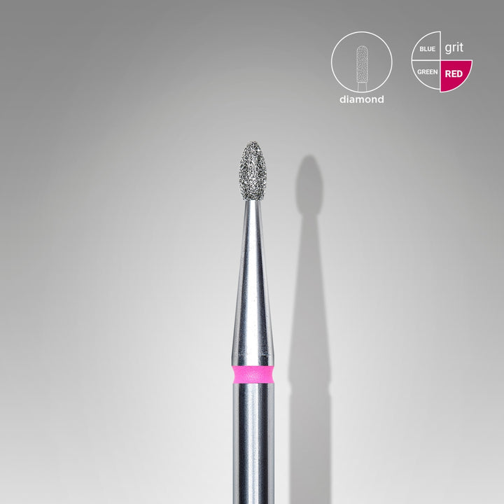 PUNTA DIAMANTE GEMMA ROSSA DIAMETRO 1,6MM STALEKS FA50R016/3.4