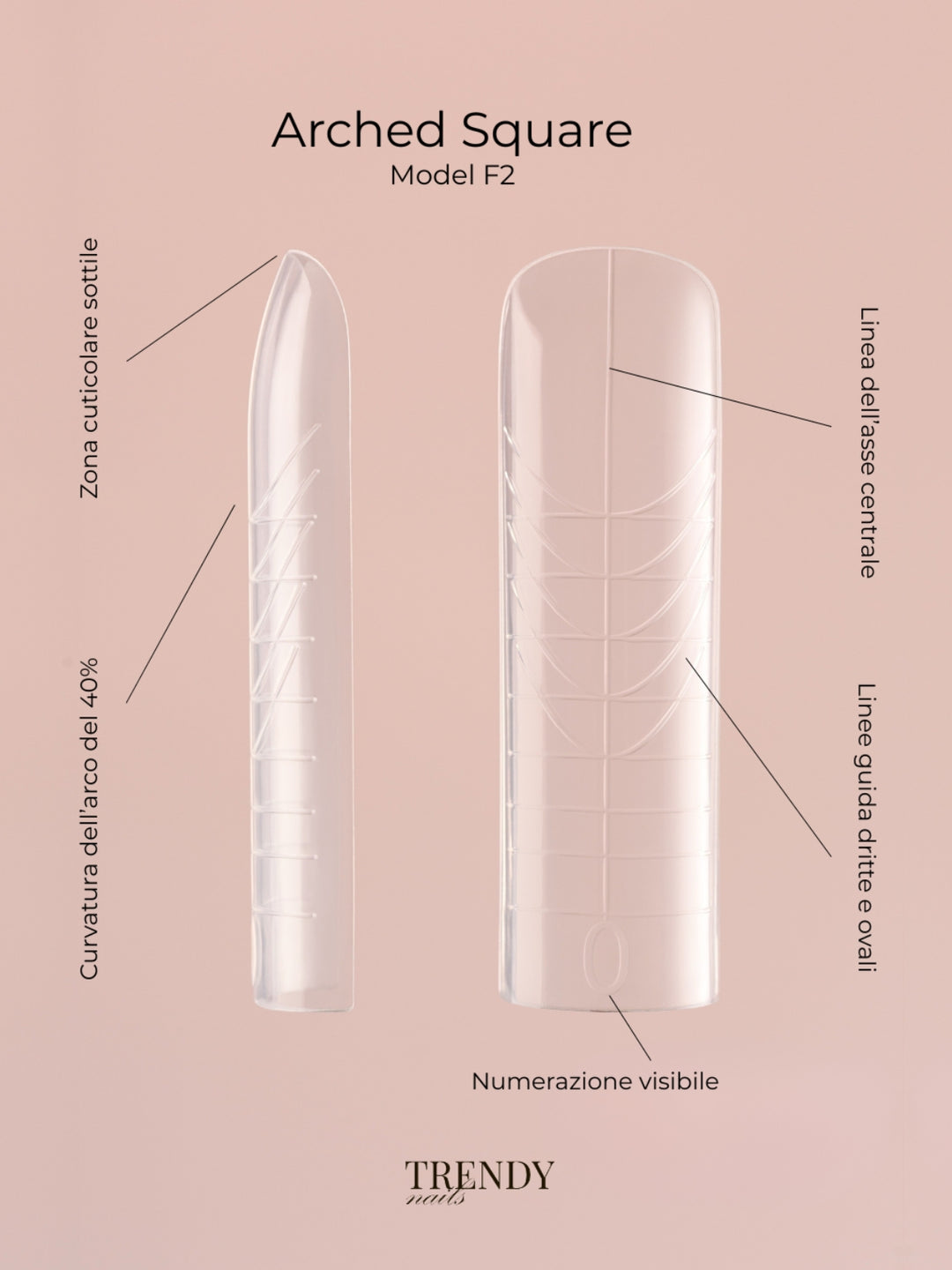 DUAL FORM MODEL F2 ARCHED SQUARE 140 PZ