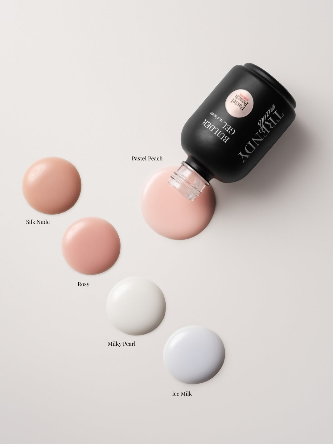 PASTEL PEACH BUILDER GEL IN A BOTTLE HARD TPO&HEMA FREE