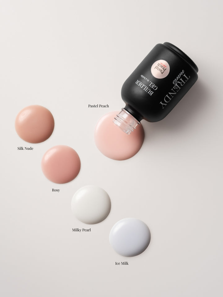 PASTEL PEACH BUILDER GEL IN A BOTTLE HARD TPO&HEMA FREE