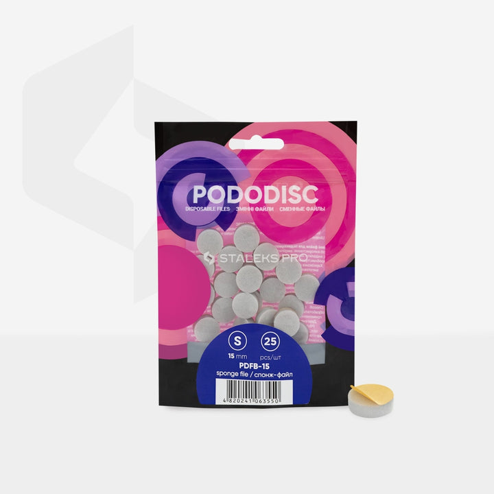 25 PODODISC STALEKS DISCHI LIMA-SPUGNA DI RICARICA S 15 MM PDFB-15