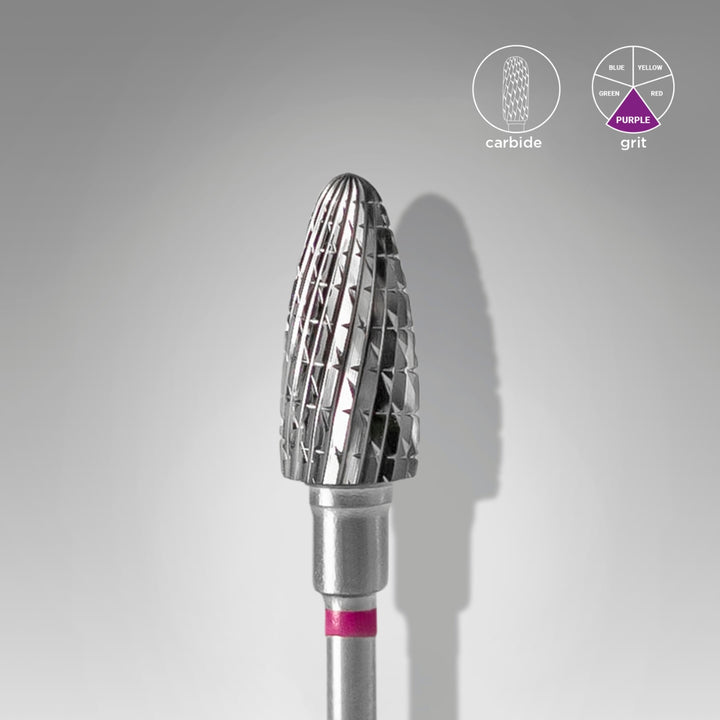 PUNTA CARBIDE CONO VIOLA DIAMETRO 6MM STALEKS FT90V060/14