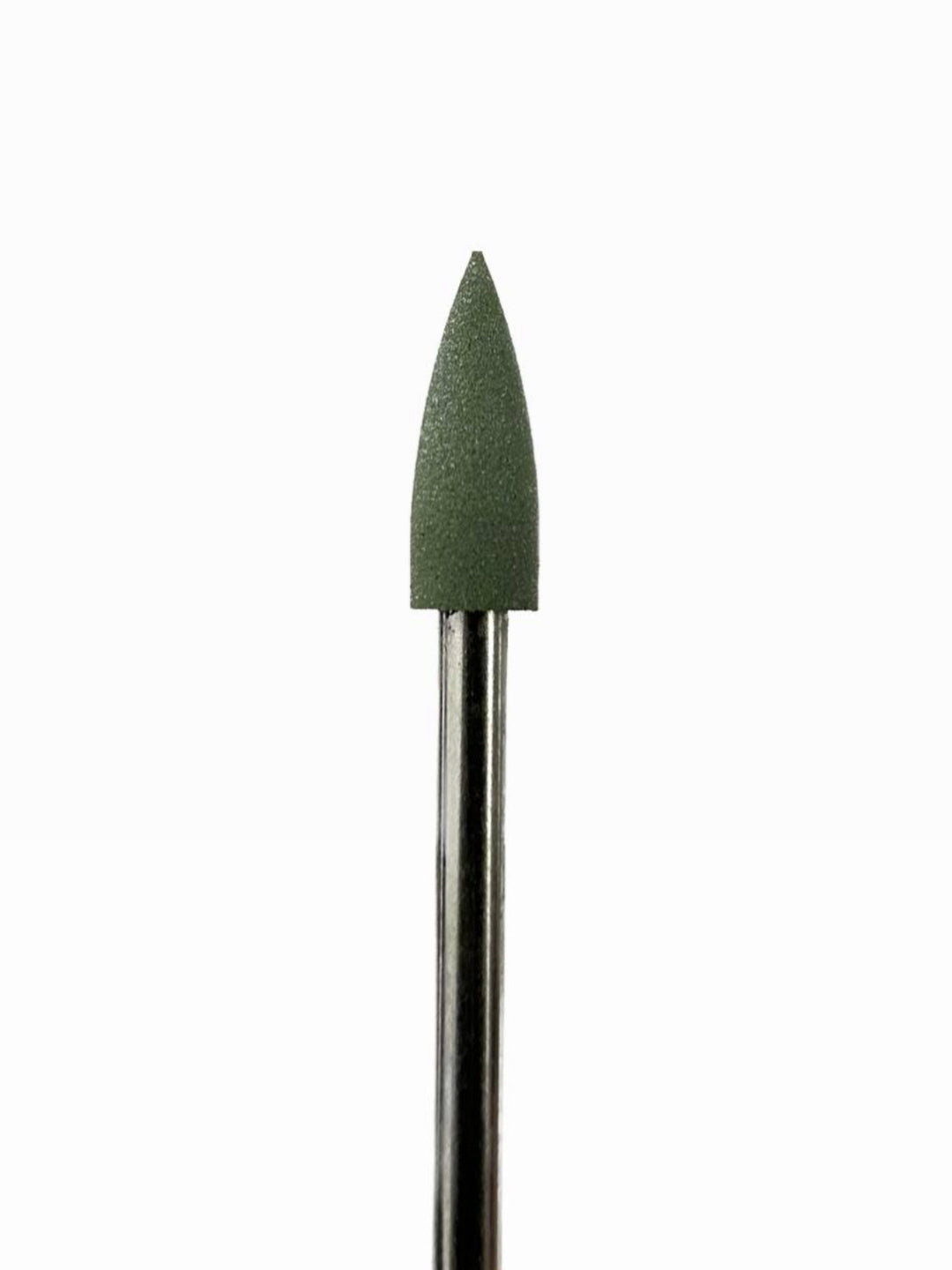 Punta in silicone per unghie – Levigatura Delicata Verde Oliva Conica 12 × 5 mm
