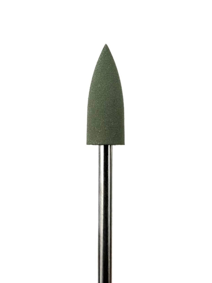 Punta in silicone per unghie – Levigatura Delicata Verde Oliva Affusolata 16 × 6 mm