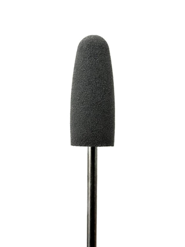 Punta in silicone per unghie – Levigatura Grigia Cilindro Arrotondato 23 × 10 mm
