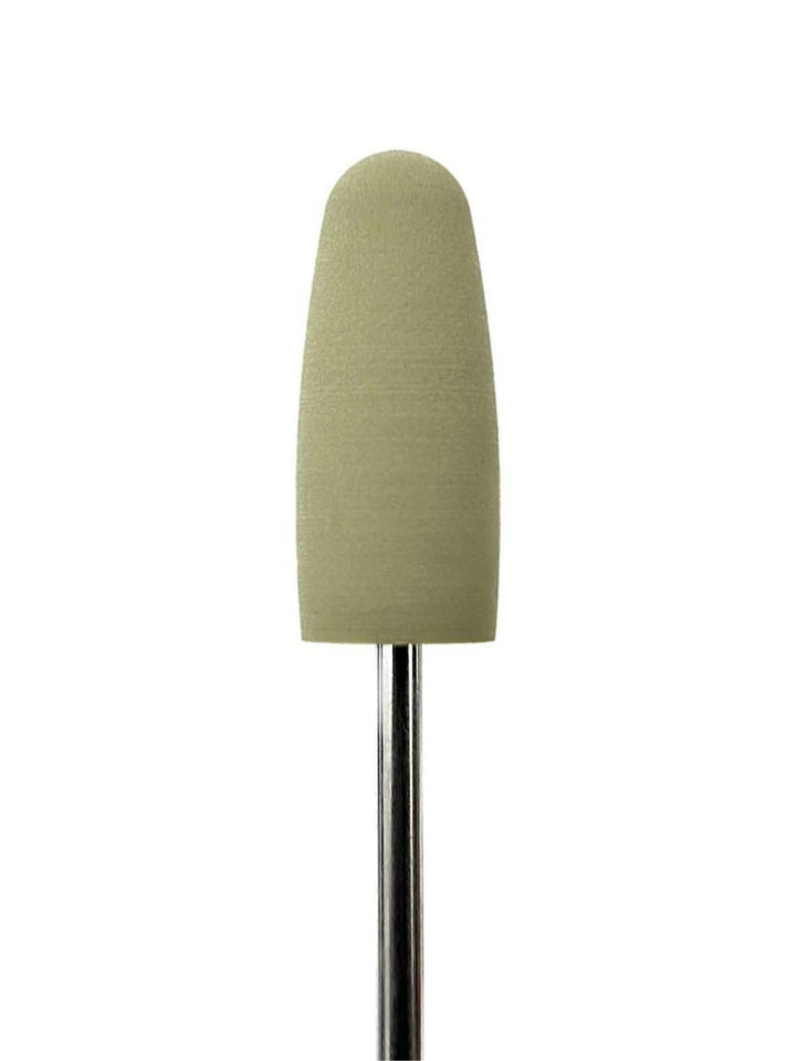 Punta in silicone per unghie – Lucidatura Gialla Cilindro Arrotondato 23 × 10 mm