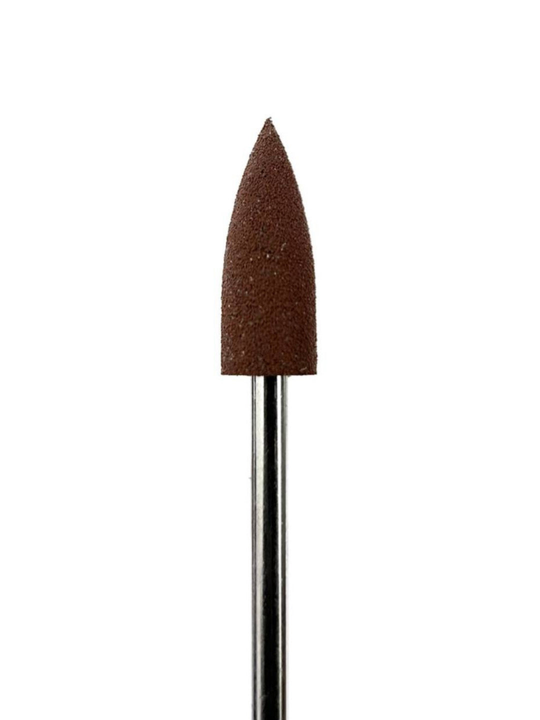 Punta in silicone per unghie – Rifinitura Marrone Affusolata 16 × 6 mm