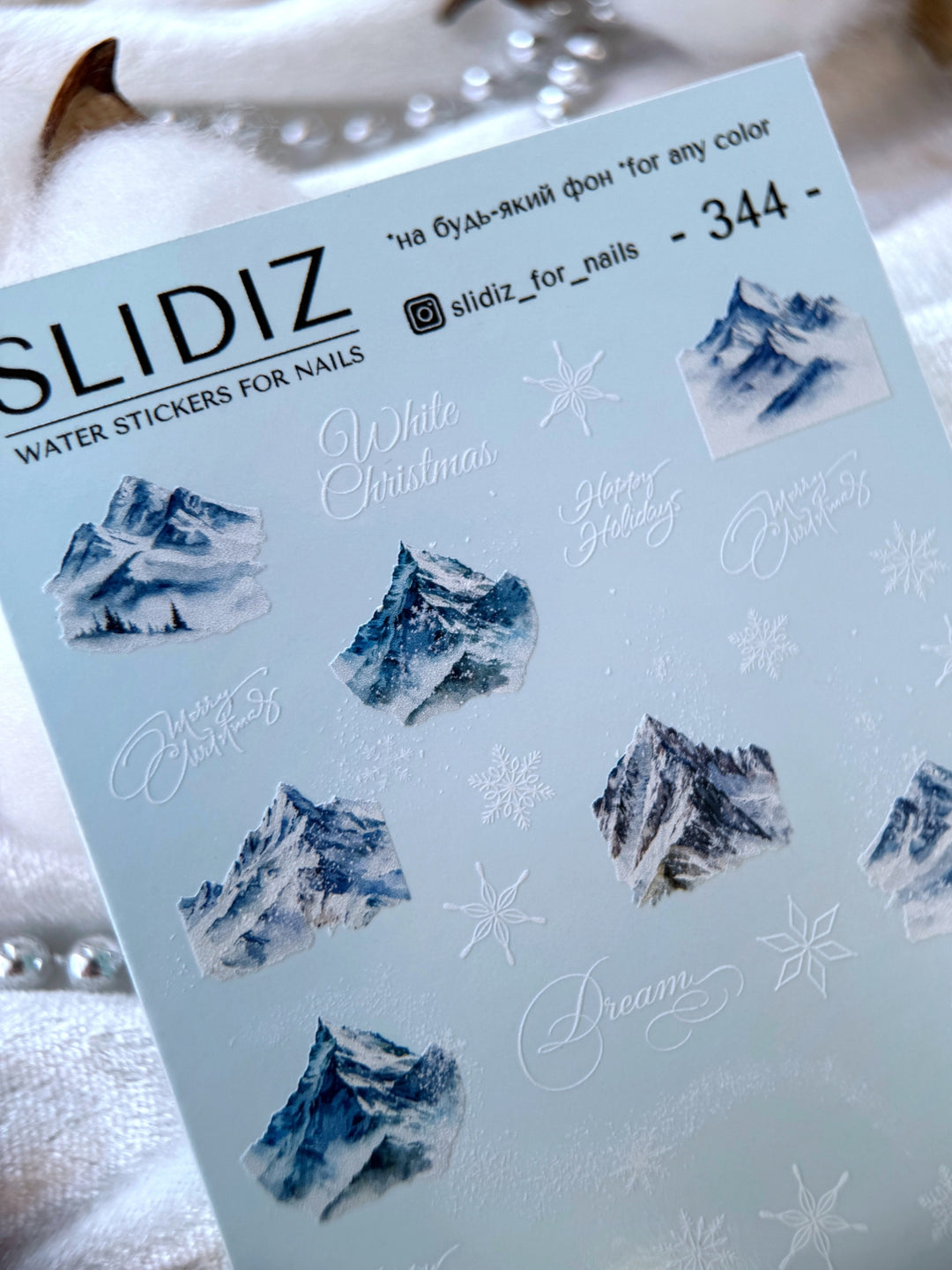 SLIDIZ WATER STICKER N°344