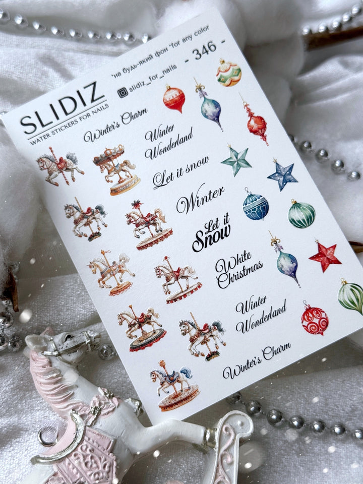 SLIDIZ WATER STICKER N°346