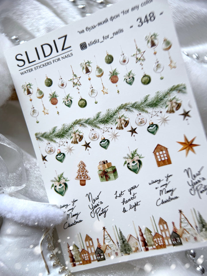 SLIDIZ WATER STICKER N°348