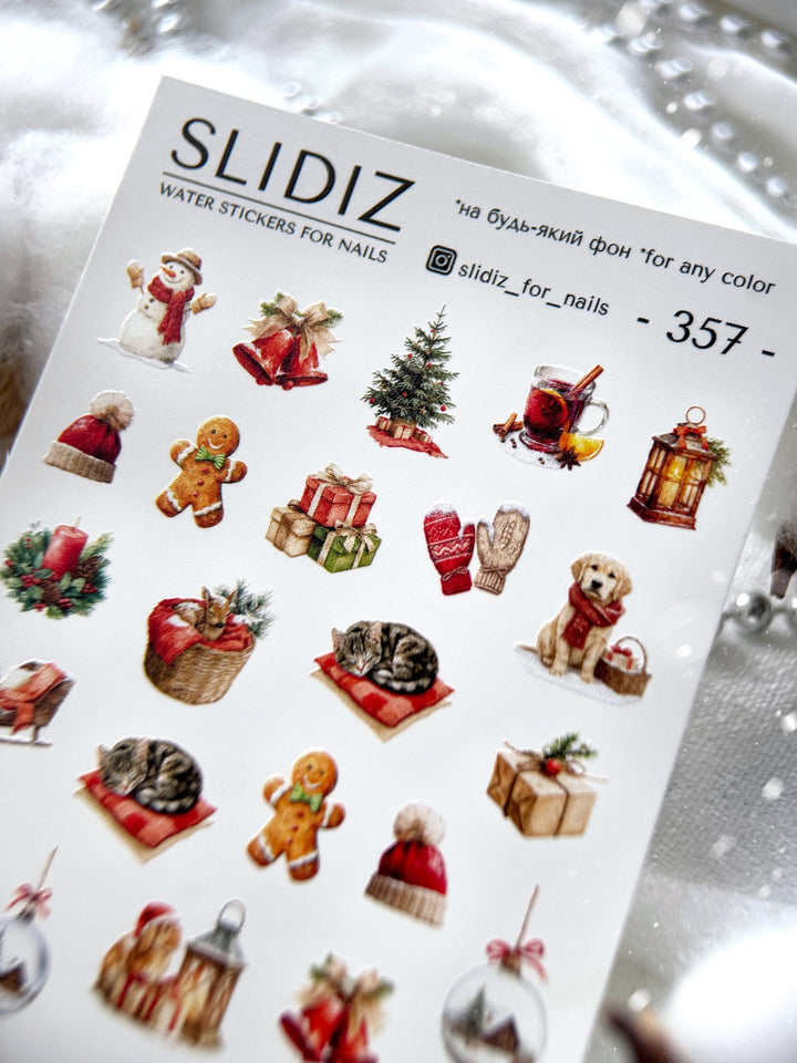 SLIDIZ WATER STICKER N°357