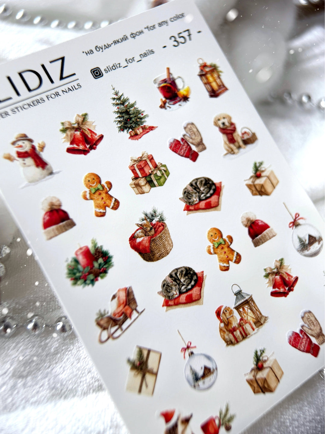 SLIDIZ WATER STICKER N°357