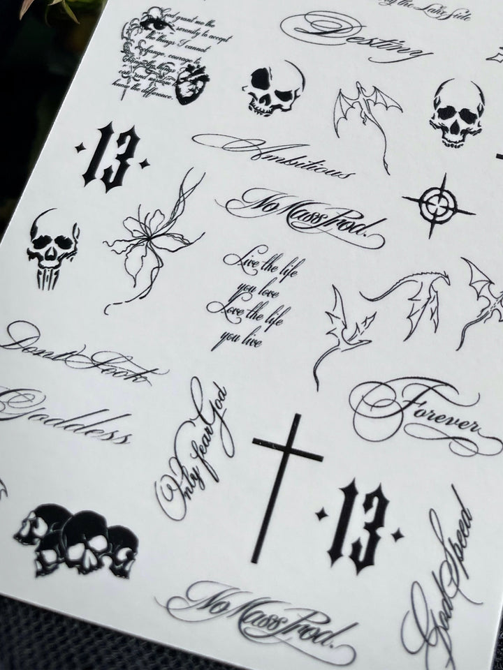 SLIDING WATER DECAL N°297