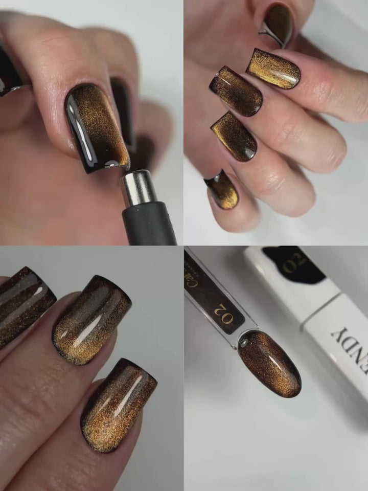CAT EYE GOLD 03 GEL POLISH TPO & HEMA FREE