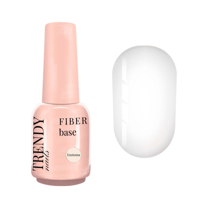 Fiber Base Eustoma Trendy Nails base semipermanente autmodellante con fibra di vetro per ricostruzione unghie senza limatura. Massima adesione sulle unghie. Contiene Calcio e Vitamina E.